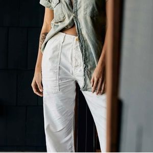 Imogene and Willie Blake Military Trouser Pants in White